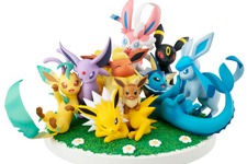 『ポケモン』イーブイを始めとする“ブイズ”9匹が勢揃いでフィギュア化―360度どこから見てもカワイイ！ 画像