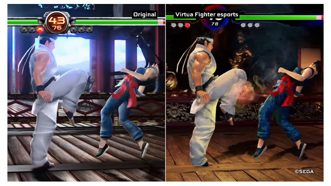 バーチャ新作『Virtua Fighter esports』過去作とのグラフィック比較映像やDLC紹介映像が公開！