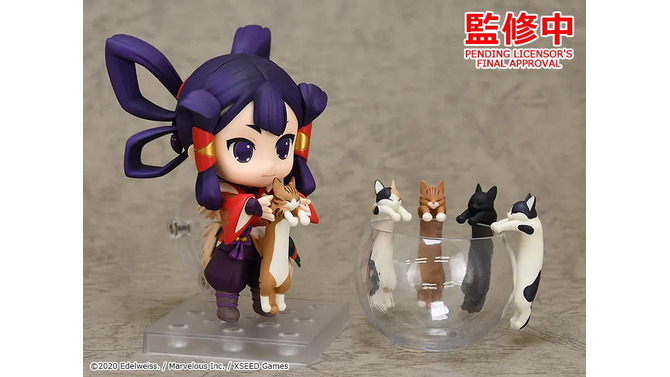 『サクナヒメ』これは癒されずにいられない！大人気「のびーる猫たち」がミニフィギュア化