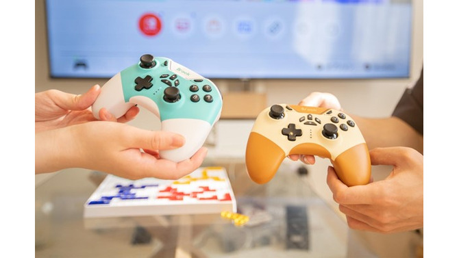 「Brook Vivid Switch用 ワイヤレス コントローラー」でオシャレに遊ぼう！背面ボタン、マクロ機能などゲーマーの欲しい機能も完備