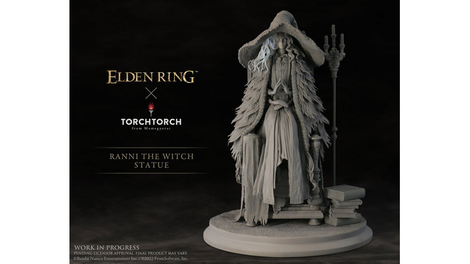 『ELDEN RING』ついに「魔女ラニ」がスタチュー化！圧倒的クオリティの原型公開