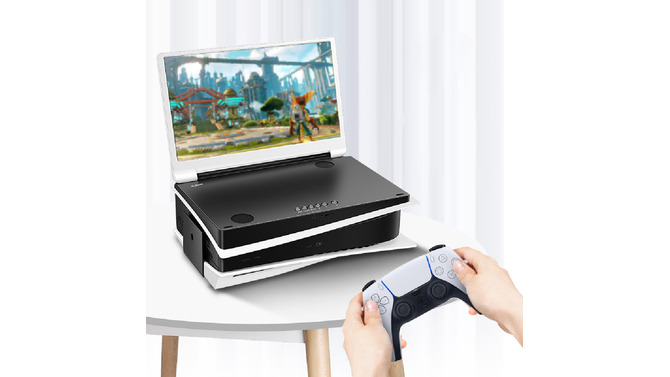 PS5を持ち運んで遊ぶためのモニターセット「Gplay-Vivid」発売―モニターとスピーカーを一体化させてどこでもゲーム！