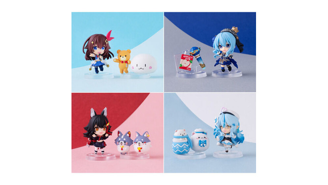 ホロライブ「ときのそら」「星街すいせい」らがデフォルメフィギュアに！「あん肝＆ぬんぬん」などを含めた全8種がラインナップ