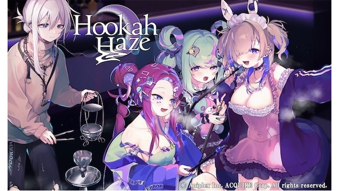 秋葉原のシーシャ屋で3人の女性と紡ぐヒューマンドラマADV『Hookah Haze』ティザーPVやメインキャラクターなど…情報初解禁！