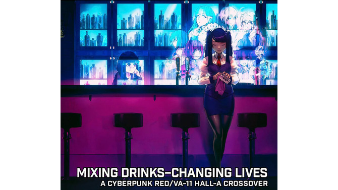 一日を変え、一生を変えるセッションを！TRPG「サイバーパンクRED」に『VA-11 Hall-A』コラボ拡張が登場、あのキャラたちがナイトシティに