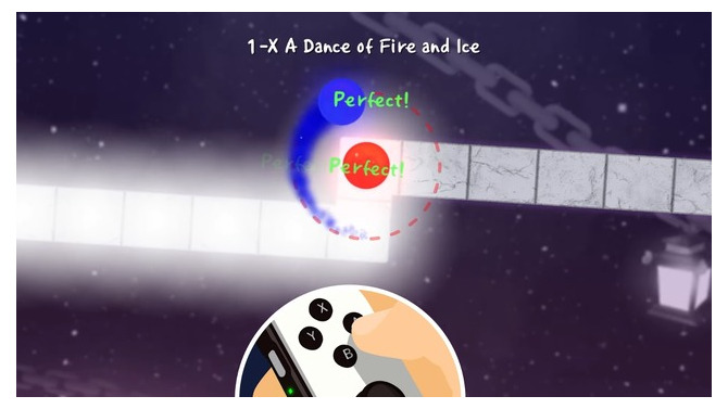 スイッチ版『A Dance of Fire and Ice』2024年秋配信決定！1ボタンで遊べる奥深リズムゲーム