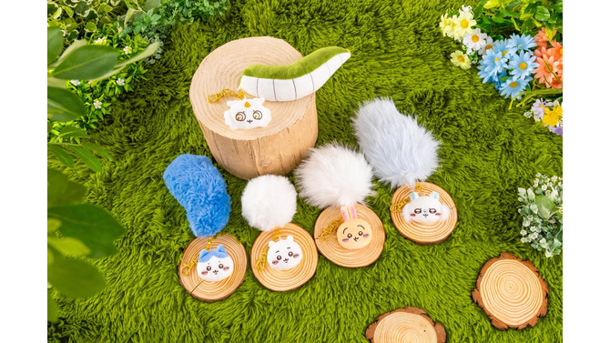 「ちいかわ」実用性と癒やし性能が高い、尻尾マスコット＆肩叩き棒が新発売！顔も尻尾もラブリー