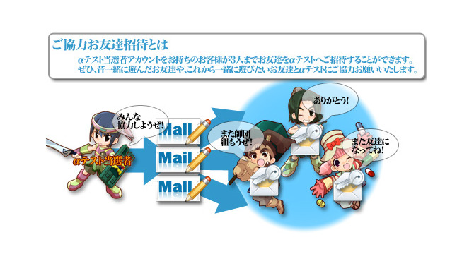 『M2～神甲綺譚～』αテスト当選者の友達を3人招待可能に