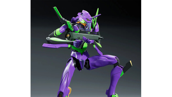 「エヴァ新劇場版」より「初号機」のプラモデルが3次再販！劇中イメージの造形、カシウスの槍とパレットライフルが付属