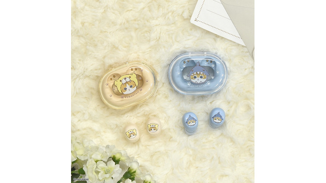 大人気「mofusand」から、キュートなワイヤレスイヤホンが発売！デザインは「サメにゃん」「くまにゃん」の2種類