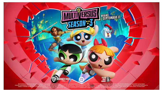 ワーナー大乱闘ACT『MultiVersus』に「パワーパフガールズ」参戦決定！ 三人一組でユニークなチームワークを見せる