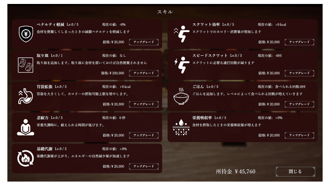 新たな戦いの舞台は焼肉屋！栄養管理とスクワットで生き残る食事サバイバル『焼肉パーティーサバイバル』Steamで10月18日配信開始
