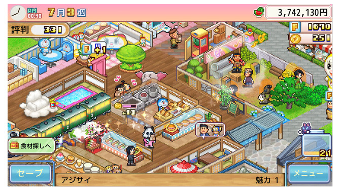 藤子・F・不二雄キャラ大集合の経営ゲーム『ドラえもんのどら焼き屋さん物語』Steam版リリース！