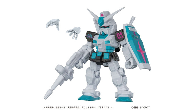 ド派手な「初音ミク」カラー！「ガンダム」ガシャポン“無限のカスタマイズ”「MOBILE SUIT ENSEMBLE」が8月第2週より発売、箱売りも展開