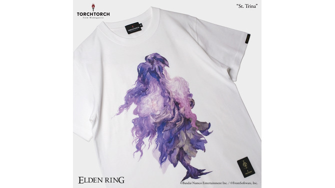 『エルデンリング』DLCより「聖女トリーナ」Tシャツが発売決定！水彩調タッチで神秘的な雰囲気を表現したファン必見アイテム