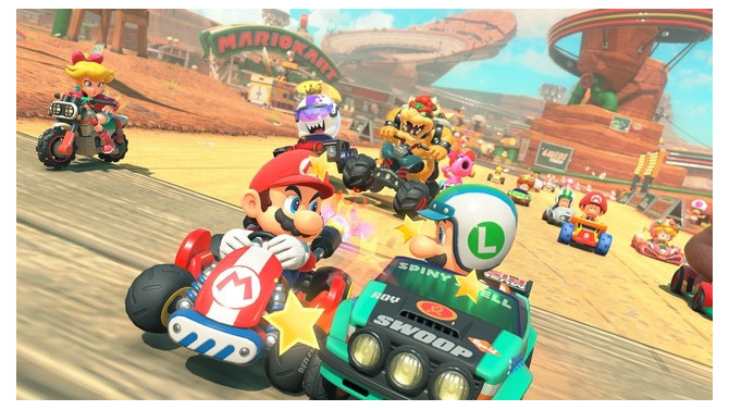 『マリオカート ワールド』北米版、パッケージ裏の半分以上が“注意書き”―日本版は画像でゲームを大きく説明