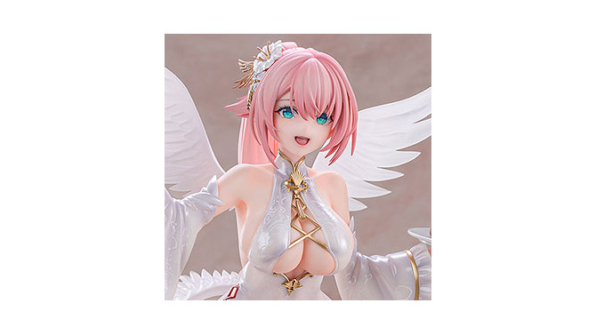 純白チャイナドレスの透け感…！『アズレン』より軽空母シーシュースが着せ替え「春告鳥の羽根は白く」モチーフで立体化