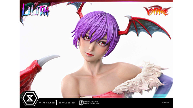 『ヴァンパイア』人気キャラ「リリス」の幼くも残虐な雰囲気を表現！約19万円の高級スタチュー、400個限定で予約開始