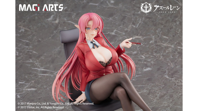 大きく開いた胸元！『アズレン』より「デューク・オブ・ヨーク 賢装のペダゴーグVer.」1/6スケールフィギュアが予約受付中