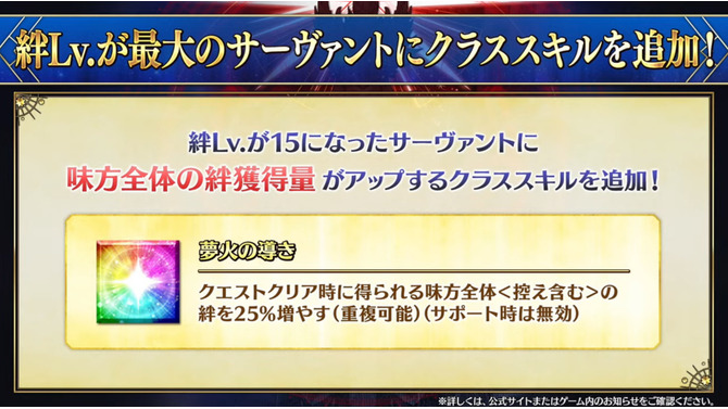 『FGO』QP上限が「99億9999万9999QP」に！ 絆LV最大のサーヴァントに「味方全体の絆を25%増やす」効果を追加など、嬉しいシステム改修が