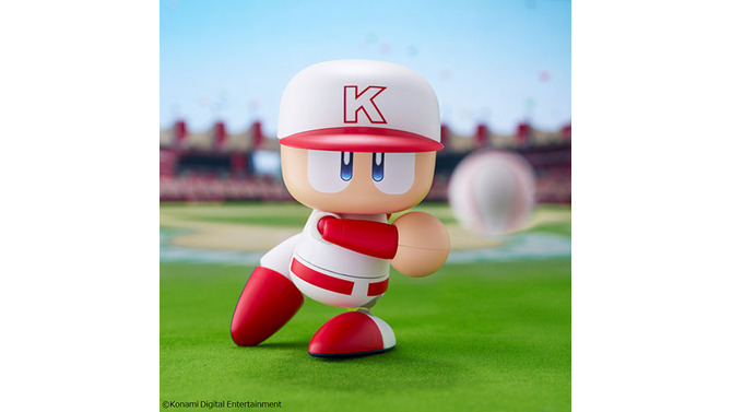 投げたり走ったり、ポーズを再現！『パワフルプロ野球』シリーズ“パワプロくん”が可動式のプライズフィギュアに
