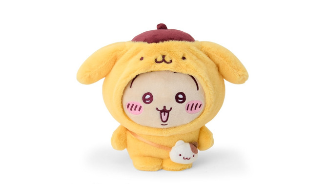 「ちいかわ」×「サンリオキャラクターズ」ペア同士がそれぞれになりきる！“ふわっふわもこもこ”衣装を纏った「うさぎ＆ポムポムプリン」など新作グッズ多数