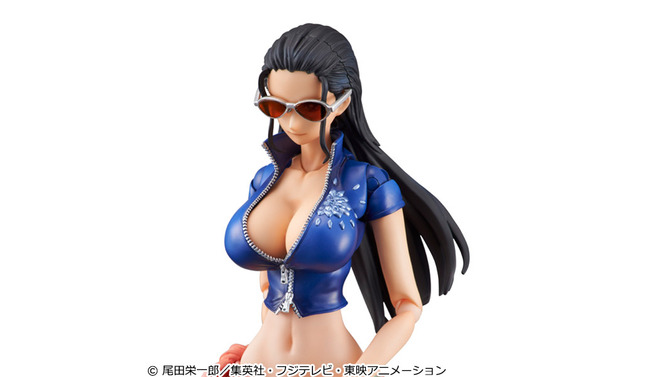 大きく開いた胸元がセクシー！「ワンピース」より「ニコ・ロビン」アクションフィギュアが再販へー“ハナハナの実”能力発動も再現可能