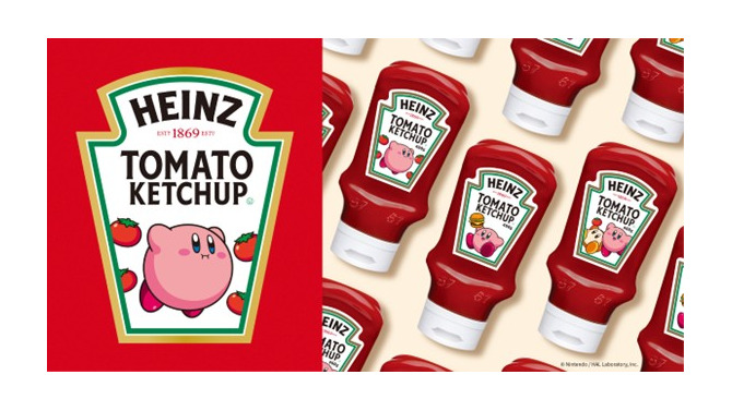 『星のカービィ』コラボのトマトケチャップが数量限定発売！パッケージにはワドルディの姿も