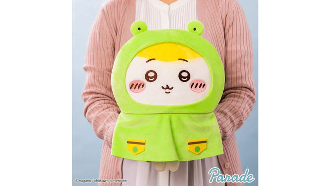 雨の日も楽しくなる！「ちいかわ」レインコートを着たBIGぬいぐるみがアミューズメント施設にて展開