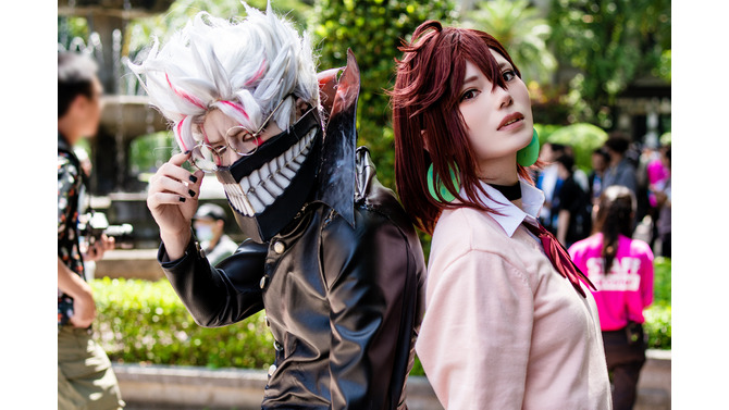 オカルン：きょへ（X：@cos_khy）、綾瀬 桃：ゆう（X：@yu_know_what）