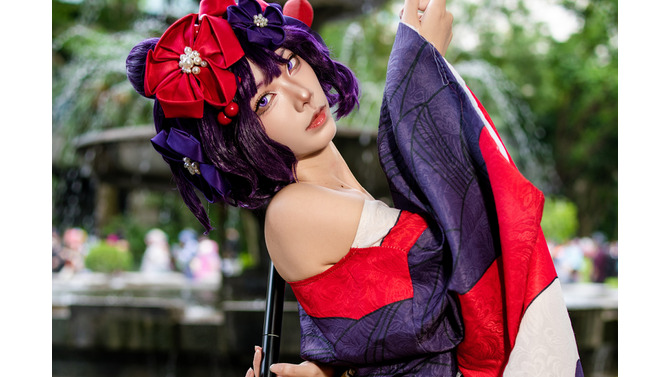 葛飾北斎『Fate/Grand Order』／四巫日モミ（X：@momihi__44、Instagram：momihi__444）