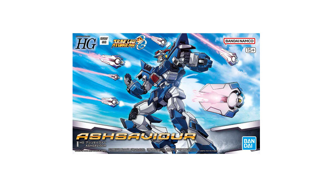 『スパロボOG』よりプラモデル「HG アシュセイヴァー」パッケージ画像公開！ソードブレイカーの先端は展開可能、射出状態のディスプレイがクール