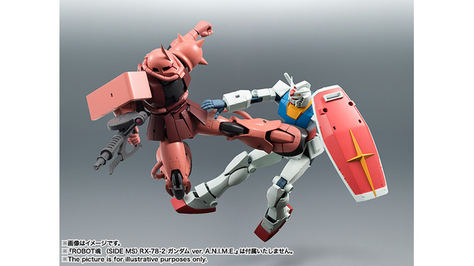 「ガンダム」VS「シャア専用ザク」を再現できる！「機動戦士ガンダム」よりフィギュア「ROBOT魂」3商品が再販決定