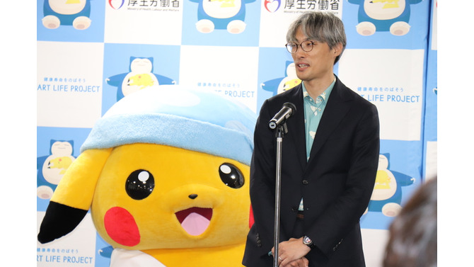 ピカチュウ&カビゴンが厚生労働大臣に表敬訪問！『ポケモンスリープ』“睡眠応援大使”に就任―株ポケ・宇都宮COOも登壇
