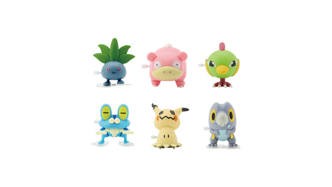 『ポケモン』ミミッキュ、ケロマツなど全6種のゼンマイフィギュアが登場―歩いたり飛び跳ねたり、それぞれの個性を表現