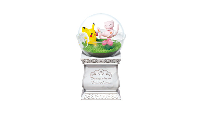 楽しそうなピカチュウ＆ミュウからクールなミュウツーまで！『ポケモン』テラリウムコレクション第15弾に、記念台座付き全6種ラインナップ