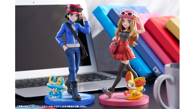 『ポケモンX・Y』並べて飾りたい「セレナ」「カルム」1/8スケールフィギュアが予約受付中！それぞれにフォッコ、ケロマツが付属