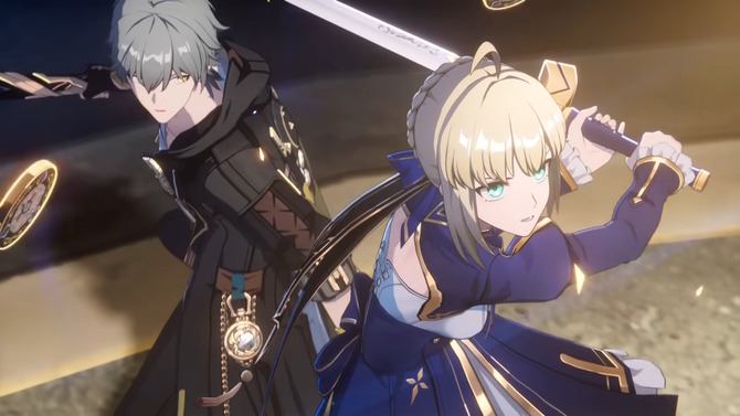 セイバーとアーチャー、『崩壊：スターレイル』×『Fate』コラボでついに“スマホ”を持つ―どんなデザインなのか？さっそく見てみた