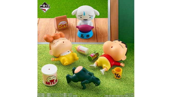 「クレヨンしんちゃん」新作一番くじのテーマは「お食事」！もぐもぐ顔なカスカベ防衛隊、ボーちゃんのしずく型カレー皿などユニークなラインナップ