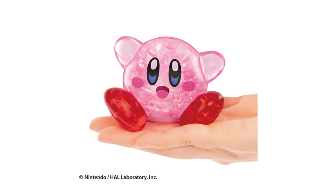 『星のカービィ』クリスタルパズルが可愛い！ワープスターに乗った姿でピンクにキラキラ光り輝く