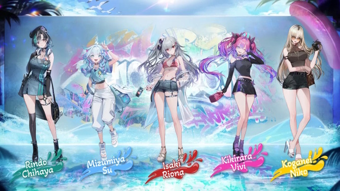 ホロライブ・FLOW GLOWが「ホロナツ衣装」の三面図をお披露目！横から見た姿に輪堂千速も思わず「デッッッッ？！！！」