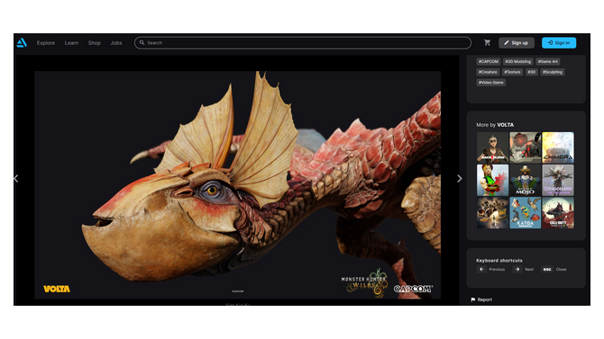 クック先生の鱗までクッキリ！『モンハンワイルズ』モンスター3Dモデルのショーケース公開