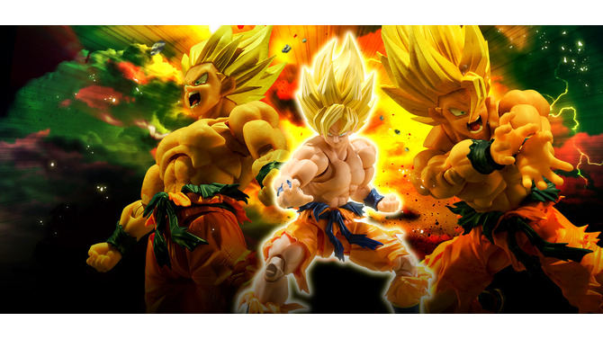 “クリリンのことかー!!!!!”「ドラゴンボールZ」より「スーパーサイヤ人孫悟空」アクションフィギュアが再販！かめはめ波用エフェクトパーツも同梱