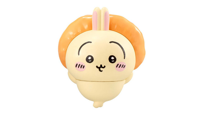 みかんを枕にするうさぎが太々しい！ガシャポン「ちいかわ ならぶんです。」第3弾のテーマは、サイダーフルーツポンチ湧きどころで水遊び