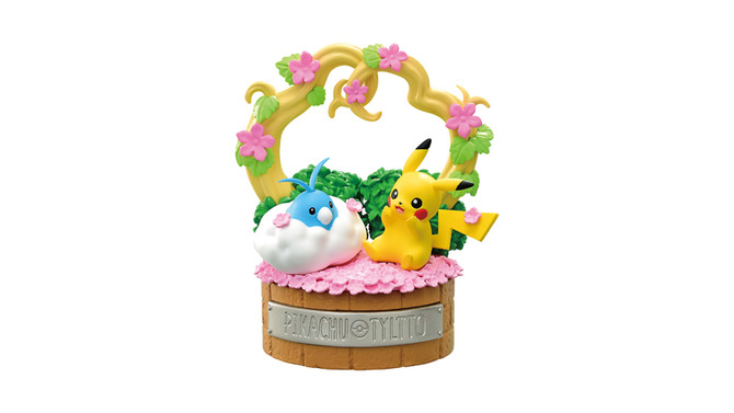 森の中で過ごすピカチュウ＆チルットたちに癒される…『ポケモン』フィギュアに、きのみを頬張るホシガリス＆パチリスなど全6種