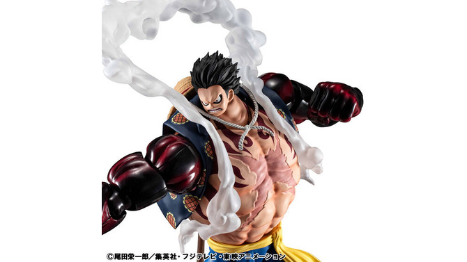 武装色をダイナミックに表現！「ワンピース」より「ルフィ ギア4 バウンドマン」が立体化ー差し替えパーツと台座でプレイバリュー満点