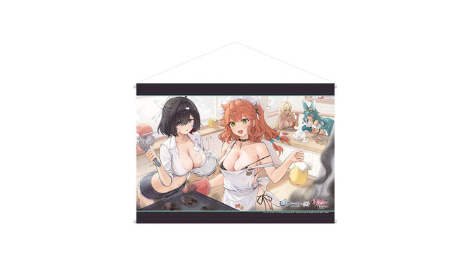 ライザの着せ替えイラストも復刻！『アズレン』×『ユミアのアトリエ』コラボグッズ予約受付中ータペストリー、クッションなど勢揃い