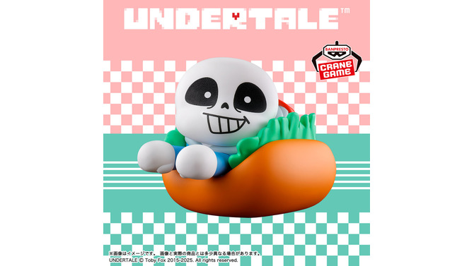 『UNDERTALE』サンズが“ホットドック”に!? 可愛いフィギュアがクレーンゲーム向けに8月21日より登場―アンダインは“お寿司”で立体化