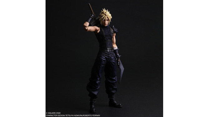 『FF7 リバース』より「クラウド・ストライフ」新作アクションフィギュアが予約受付中！バスターソードや“黒マテリア”でさまざまなシーンを再現