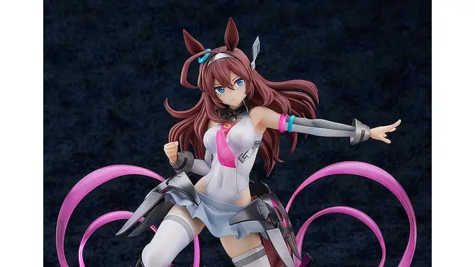 SFチックな勝負服にオリジナルポーズが決まる！『ウマ娘』より「ミホノブルボン」フィギュアが再販―固有スキルイメージの台座も豪華